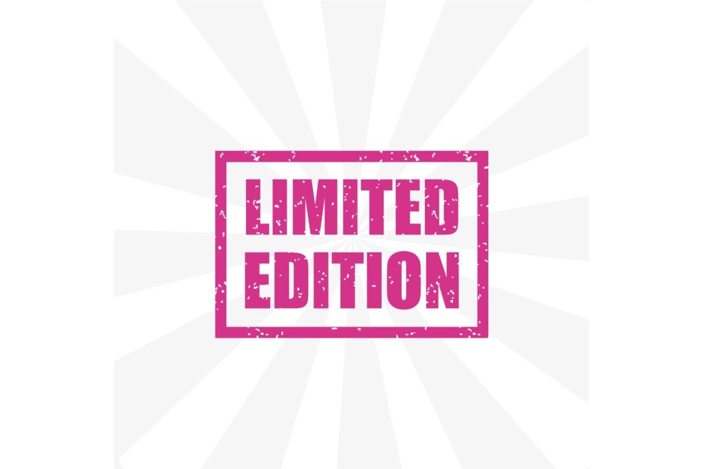Manufactured scarcity limited edition pop art concept